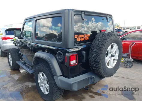 2020 Jeep Wrangler Sport S 4X4 из США, поврежденный, VIN 1C4GJXAN6LW348384
